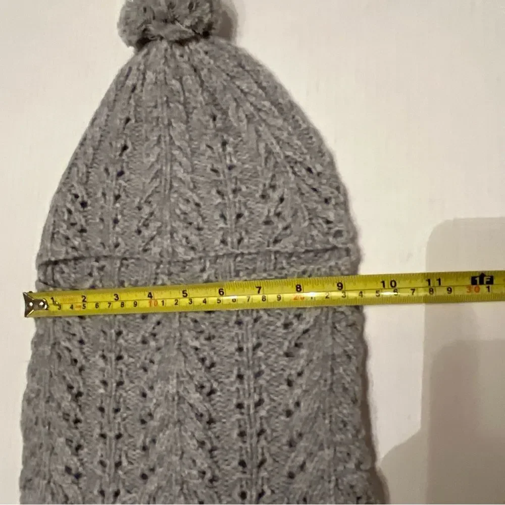 Luxton S-M Balaclava Hood Scarf Hat Gray